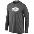Nike NFL 32 teams logo Collection Locker Room Long Sleeve T-Shirt D.Grey