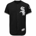 Men's Chicago White Sox Blank Majestic Alternate Black Flex Base Authentic Collection Team Jersey