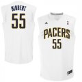 Pacers #55 Roy Hibbert White Fashion Replica Jersey