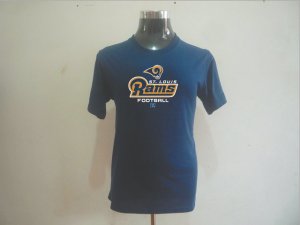 St.Louis Rams Big & Tall Critical Victory T-Shirt Dark Blue