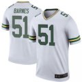 Men Green Bay Packers #51 Krys Barnes Legend White Color Rush Jersey