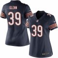 Women's Nike Chicago Bears #39 Jacoby Glenn Limited Navy Blue Team Color NFL Jersey