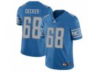 Nike Detroit Lions #68 Taylor Decker Blue Team Color Mens Stitched NFL Limited Jersey