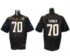 2016 PRO BOWL Nike Carolina Panthers #70 Turner black jerseys(Elite)