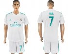 2017-18 Real Madrid 7 RAUL Home Soccer Jersey