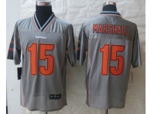 Nike Chicago Bears #15 Marshall Grey Jerseys(Vapor Elite)
