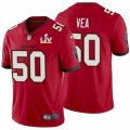 Nike Buccaneers #50 Vita Vea Red 2021 Super Bowl LV Vapor Untouchable Limited Jersey