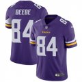 Nike Vikings #84 Chad Beebe Purple Vapor Untouchable Limited Jersey