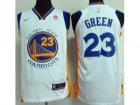 Men Nike Golden State Warriors #23 Draymond Green White Stitched NBA Swingman Jersey