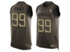 Nike Tennessee Titans #99 Jurrell Casey Limited Green Salute to Service Tank Top NFL Jersey