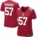 Womens Nike New York Giants #57 Keenan Robinson Limited Red Alternate NFL Jersey