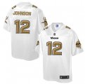 Nike Minnesota Vikings #12 Charles Johnson White Men NFL Pro Line Fashion Game Jersey