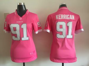 2015 Women Nike Washington Redskins #91 Ryan Kerrigan pink jerseys