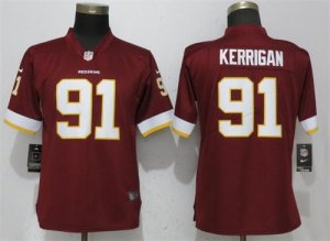 Nike Redskins #91 Ryan Kerrigan Red Women Vapor Untouchable Limited Jersey