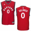 Mens Adidas Toronto Raptors #0 Jared Sullinger Swingman Red Road NBA Jersey