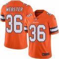 Youth Nike Denver Broncos #36 Kayvon Webster Limited Orange Rush NFL Jersey