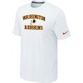 Washington Redskins Heart & Soul White T-Shirt