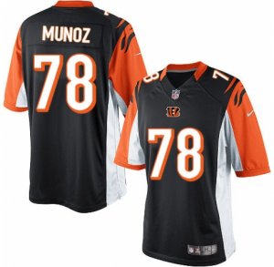 Men\'s Nike Cincinnati Bengals #78 Anthony Munoz Limited Black Team Color NFL Jersey