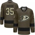 Anaheim Ducks #35 Jean-Sebastien Giguere Green Salute to Service Stitched NHL Jersey
