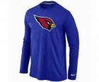 Nike Arizona Cardinals Logo Long Sleeve T-Shirt BLUE