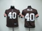 nfl Cleveland Browns #40 Peyton Hillis Brown[kids]