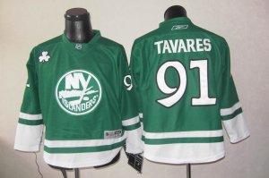 youth nhl jerseys new york islanders #91 john tavares green