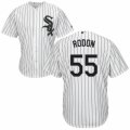 Men's Majestic Chicago White Sox #55 Carlos Rodon Authentic White Home Cool Base MLB Jersey