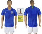 Brazil Away 2018 FIFA World Cup Mens Customized Jersey