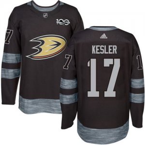 Mens Anaheim Ducks #17 Ryan Kesler Black 1917-2017 100th Anniversary Stitched NHL Jersey