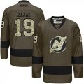 New Jersey Devils #19 Travis Zajac Green Salute to Service Stitched NHL Jersey