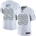 Nike Raiders #99 Arden Key White Color Rush Limited Jersey