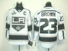 nhl jerseys los angeles kings #23 brown white-black[2012 stanley cup champions]