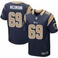 Mens Nike Los Angeles Rams #69 Cody Wichmann Elite Navy Blue Team Color NFL Jersey