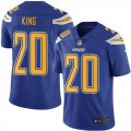 Nike Chargers #20 Desmond King Royal Color Rush Limited Jersey