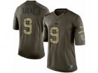 Mens Nike Indianapolis Colts #9 Jeff Locke Limited Green Salute to Service NFL Jersey