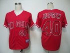 mlbLos Angeles Angels #40 Jepsen Red (Cool Base)