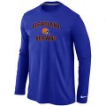 Nike Cleveland Browns Heart & Soul Long Sleeve T-Shirt Blue