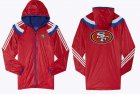 NFL San Francisco 49ers dust coat trench coat windbreaker 5