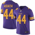 Nike Minnesota Vikings #44 Matt Asiata Purple Mens Stitched NFL Limited Rush Jersey