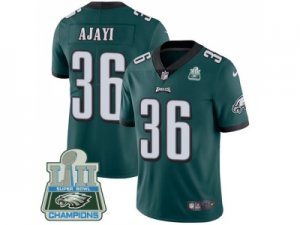 Youth Nike Philadelphia Eagles #36 Jay Ajayi Midnight Green Team Color Super Bowl LII Champions Stitched NFL Vapor Untouchable Limited Jersey
