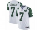 Mens Nike New York Jets #7 Chandler Catanzaro Vapor Untouchable Limited White NFL Jersey