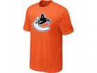 NHL Vancouver Canucks Orange Big & Tall Logo T-Shirt