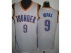 NBA Oklahoma City Thunder #9 Serge Ibaka white jerseys(Revolution 30)