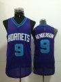 nba Charlotte Hornets #9 HENDERSON Purple