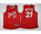 nba chicago bulls #21 butler red[2015 Christmas edition]
