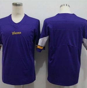 Nike Vikings Blank Purple Vapor Untouchable Limited Jersey