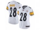 Women Nike Pittsburgh Steelers #28 Sean Davis Vapor Untouchable Limited White NFL Jersey