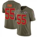 Nike Chiefs #55 Dee Ford Olive Salute To Service Limited Jersey