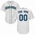 Womens Majestic Seattle Mariners Customized Authentic White Home Cool Base MLB Jersey