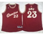 nba cleveland cavaliers #23 james red[2015 Christmas edition]